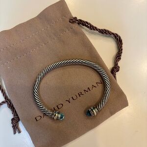 David Yurman Flex Bracelet- aquamarine